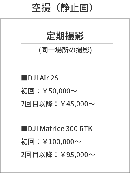 空撮（静止画）